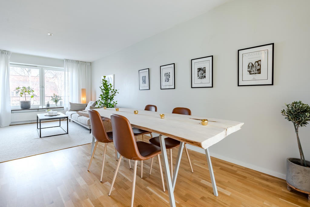 Här finns det plats för ett stort matbord!