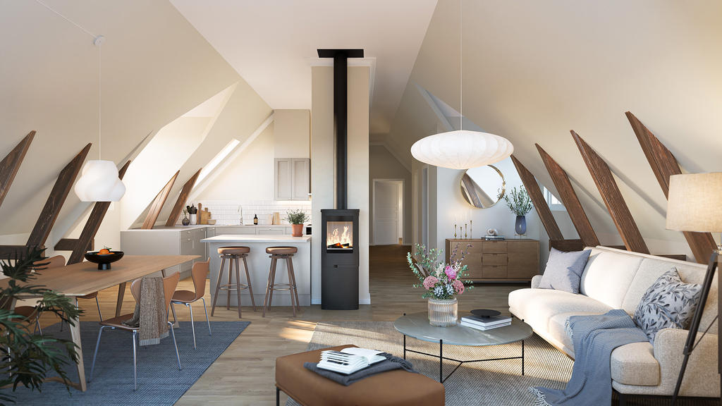 Välkommen till denna fantastiska trea i BRF Katedern!
Exempelbild