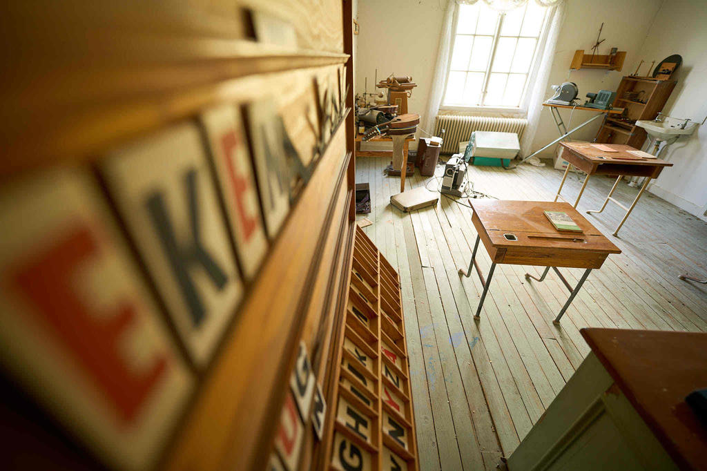 Här har det jobbats med återbruk för att bevara så mycket som möjligt av charm och karaktär