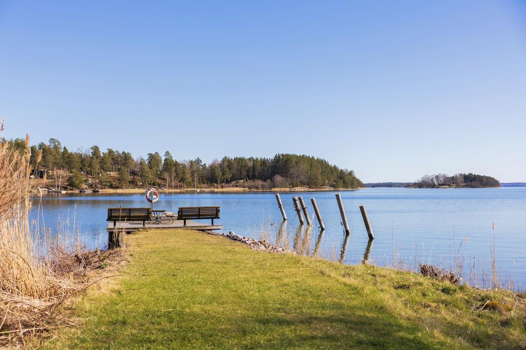 Egen båtplats på den gemensamma bryggan. 