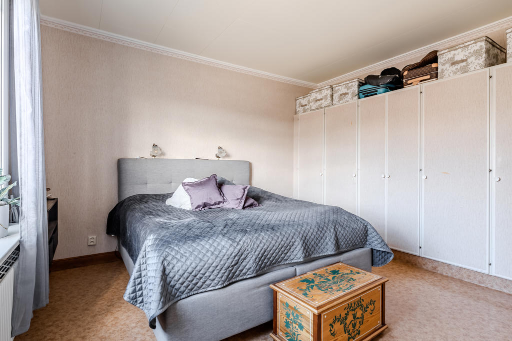 Gott om förvaringsmöjligheter. 