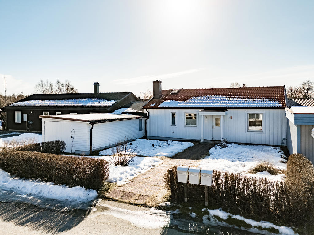 Framsidan av huset