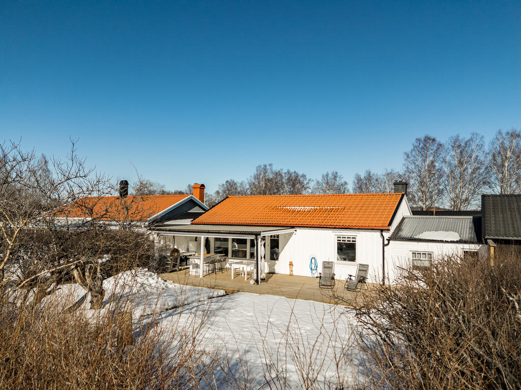 Takad del på altanen