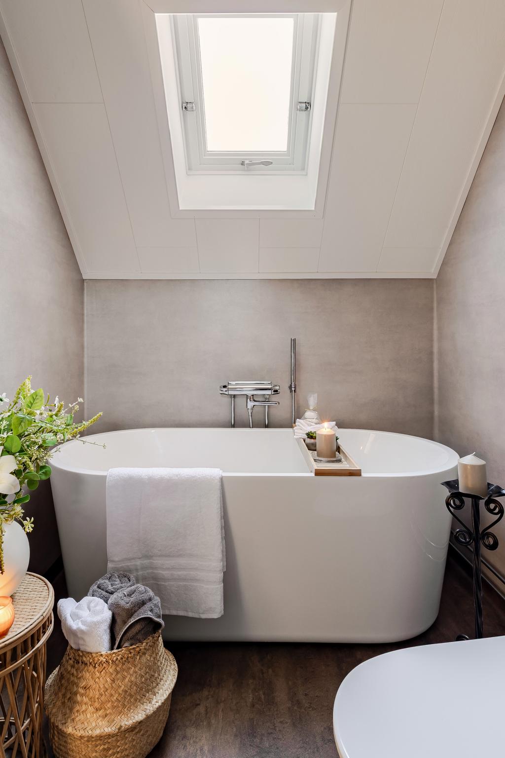 Nya läckra badrummet på övervåningen