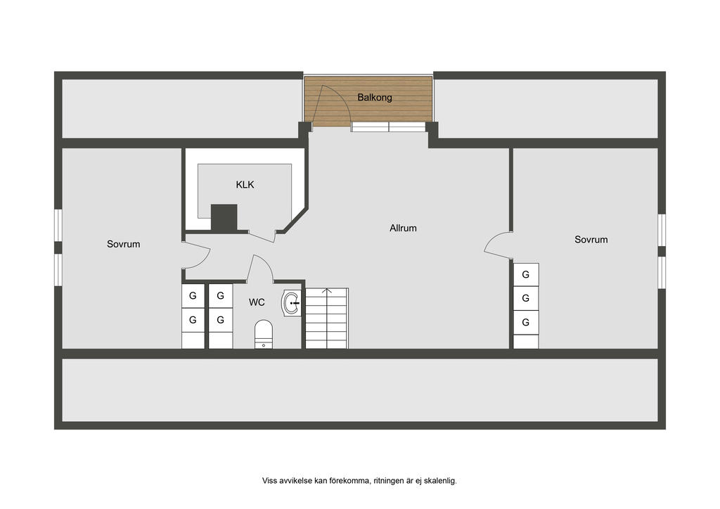 Planlösning övre plan