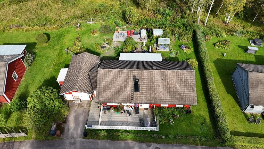 Vy över fastigheten