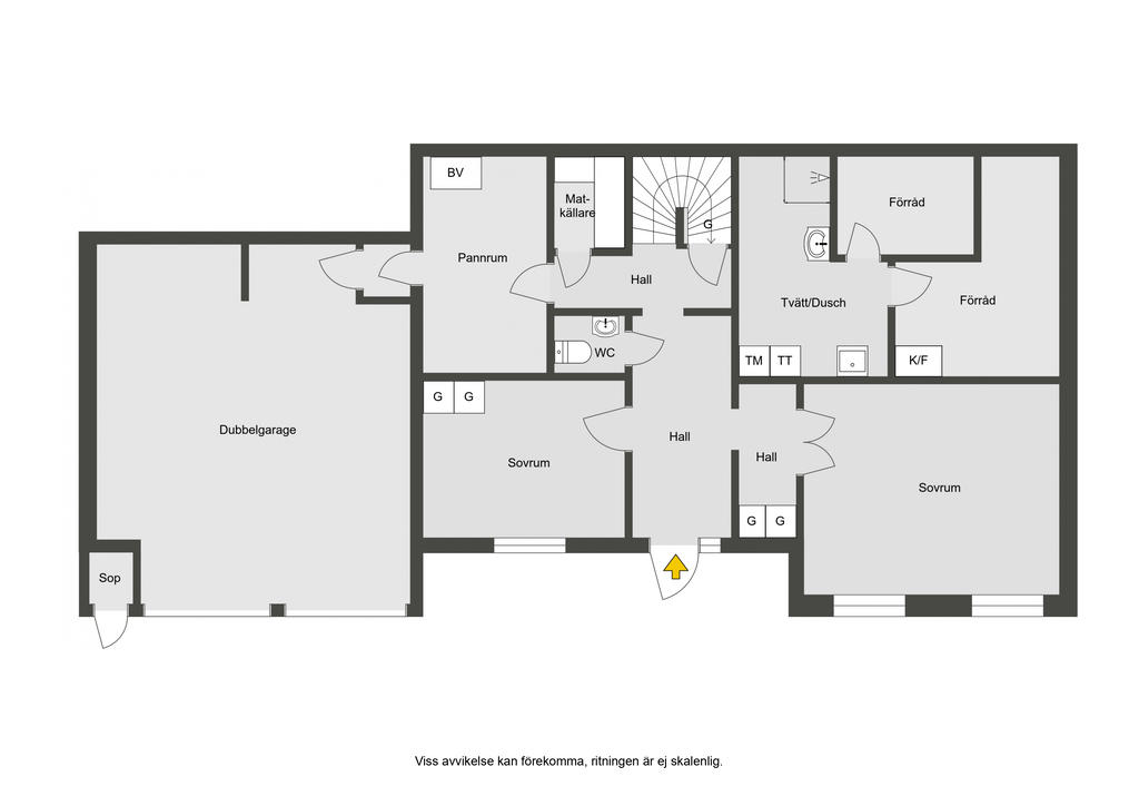 Planlösning entréplan