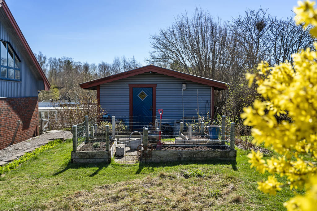 Köksträdgård och redskapsförråd/snickarboa