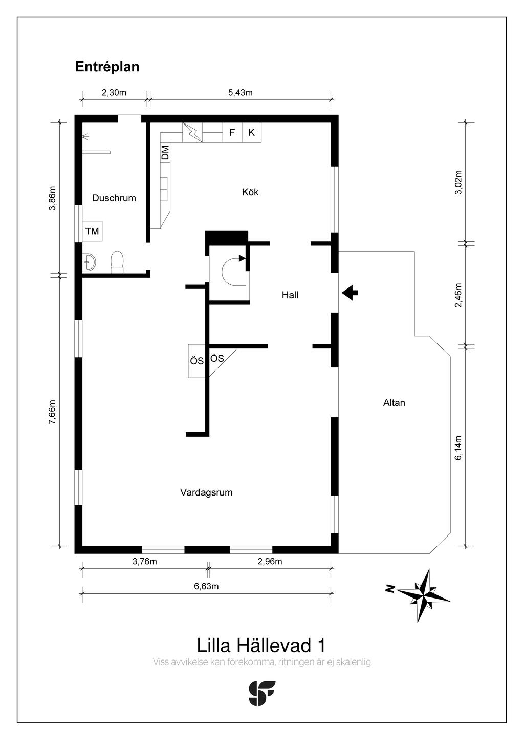 Planritning entréplan