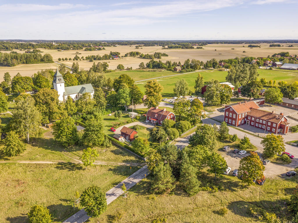 Prästgården - flygbild från 2021