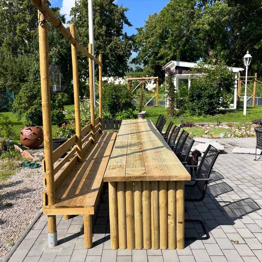 Uteplats framför huset - Privat bild