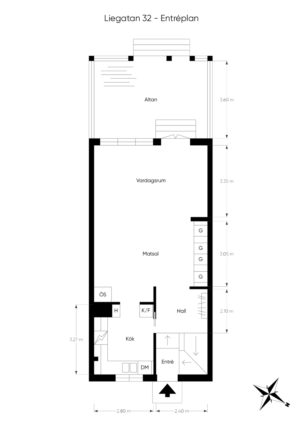 Planritning entréplan