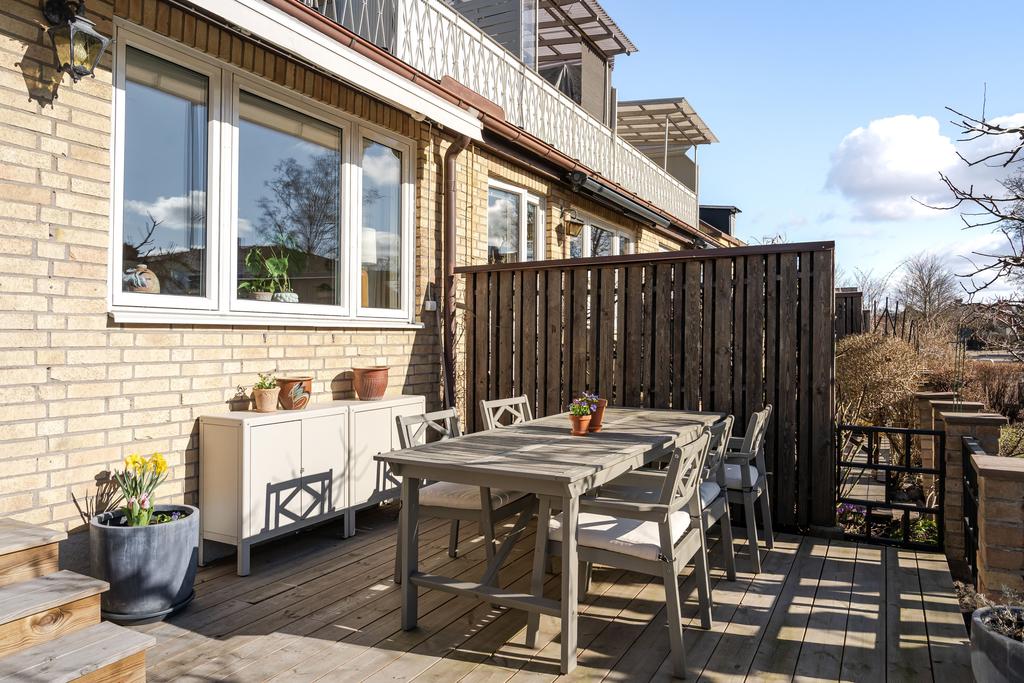 Terrass med solläge