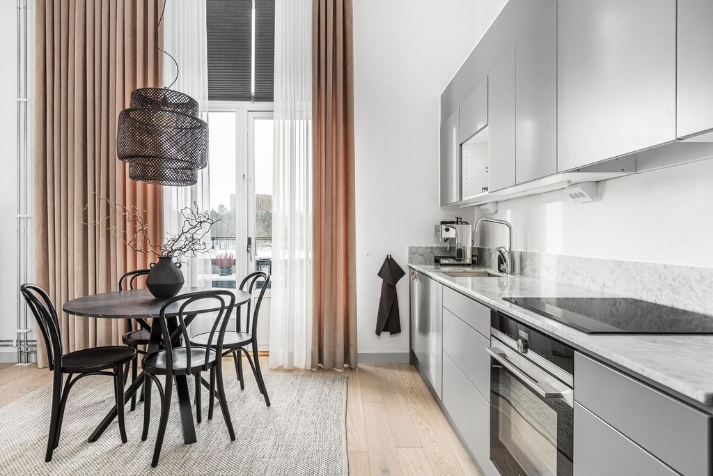 Utgång till balkong