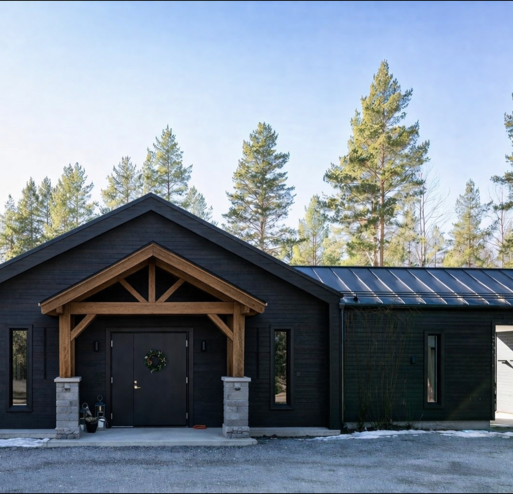 Illustrationsbild för kommande entrébyggnation