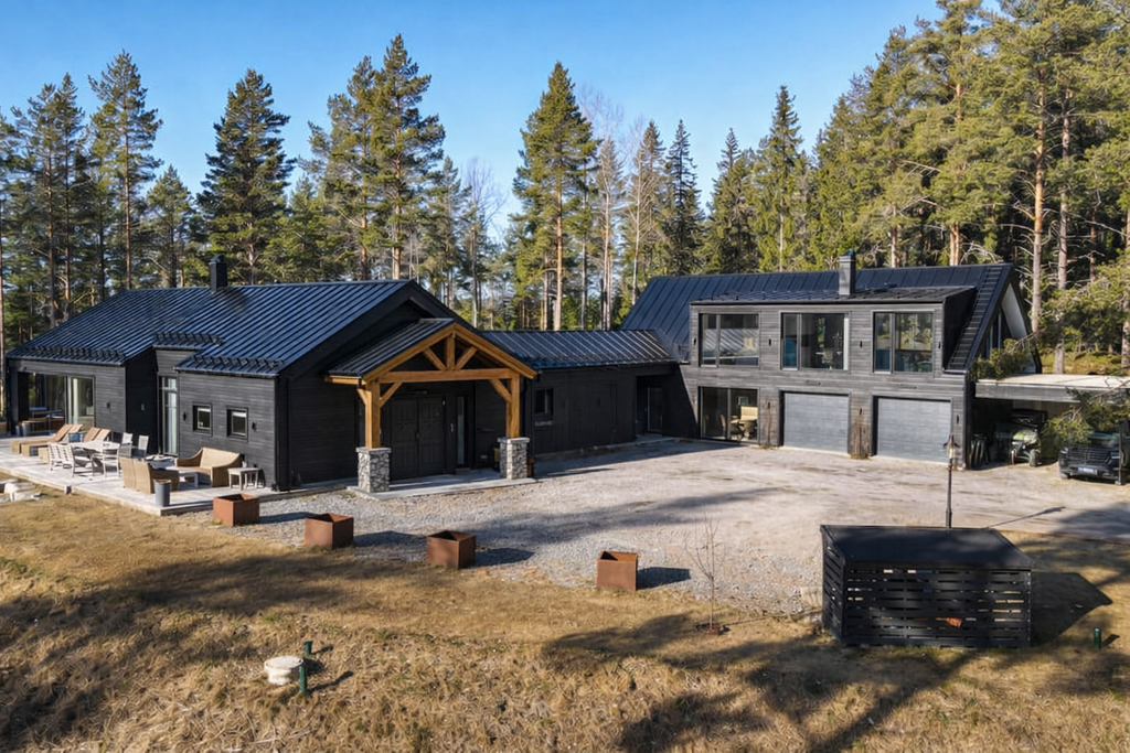 Illustrationsbild för kommande entrébyggnation