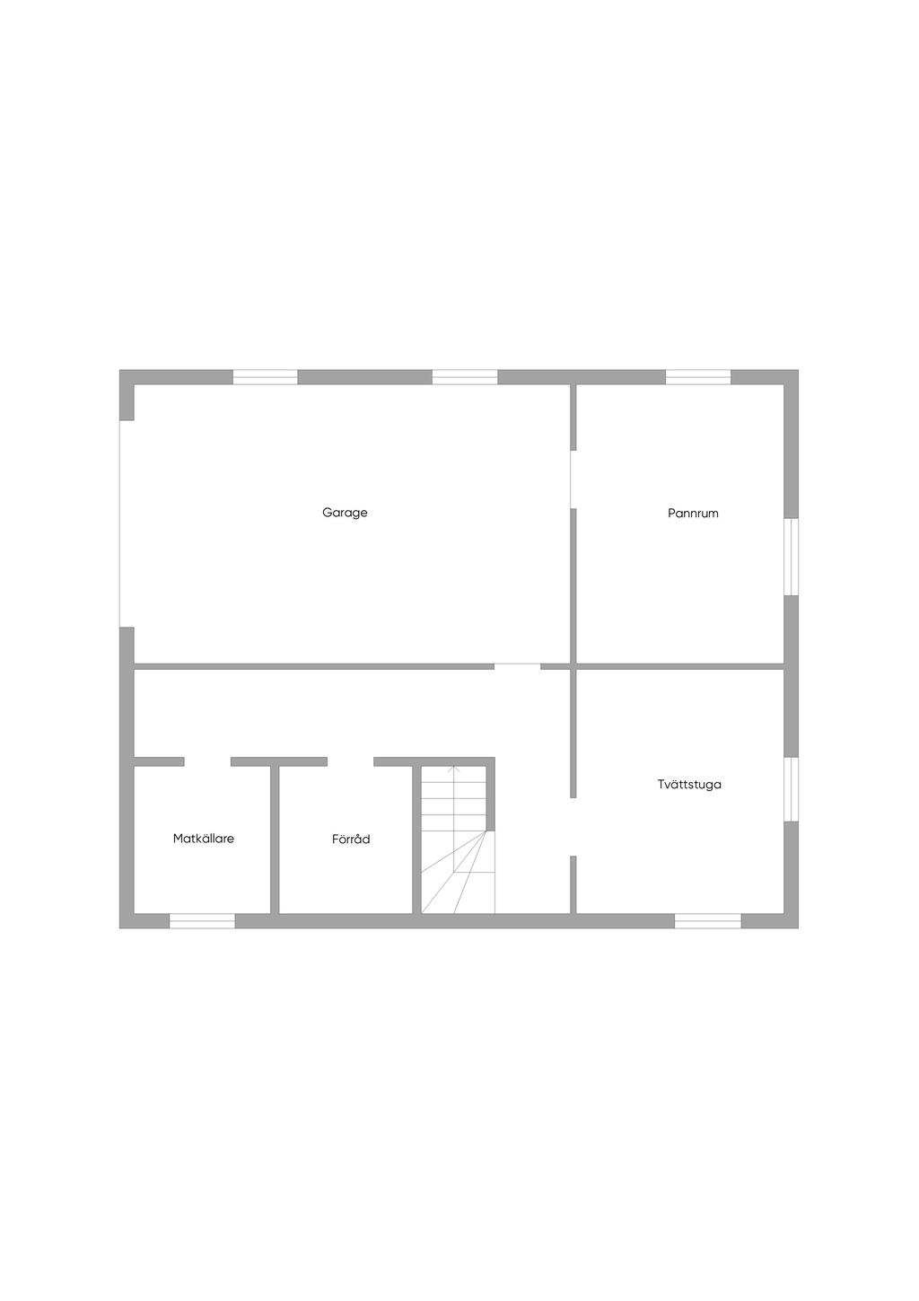 Planritning källare