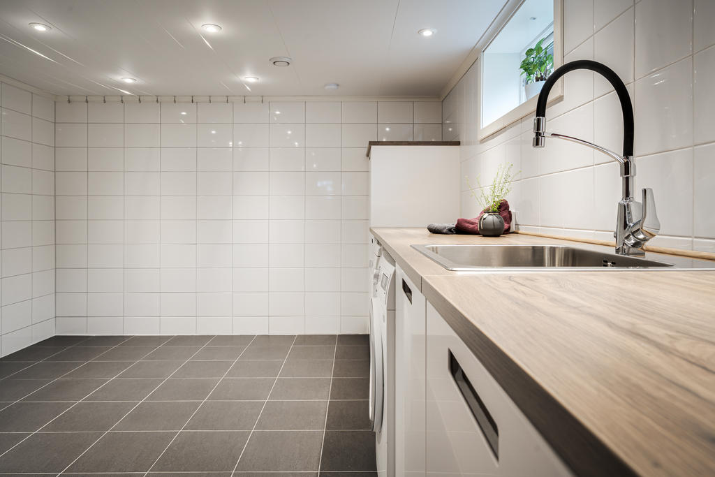 Renoverad tvättstuga