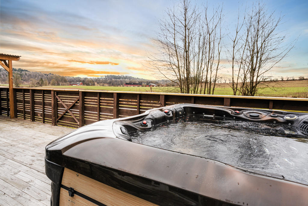 Spabad med vackra vyer