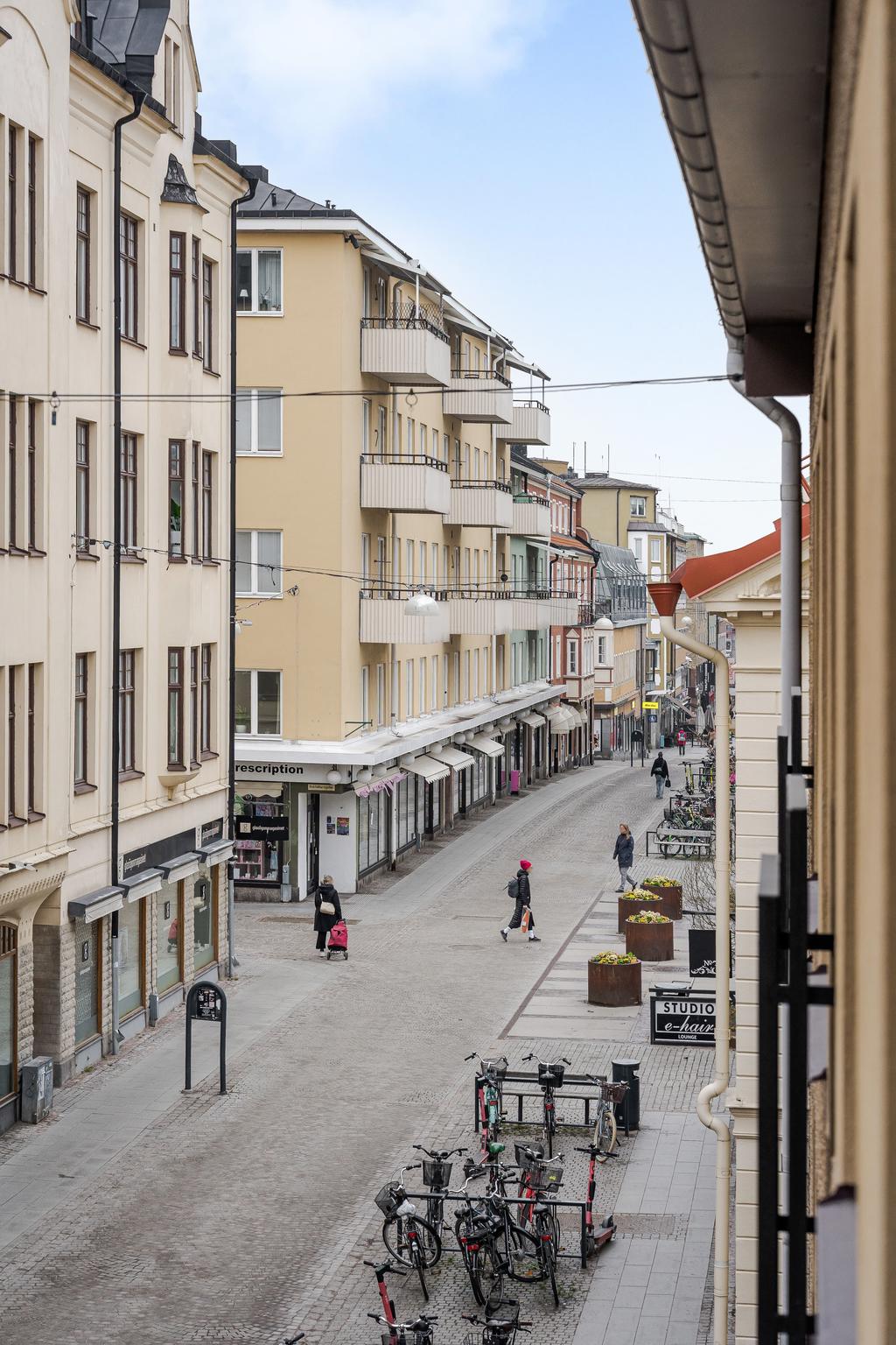 Utsikt från fransk balkong 