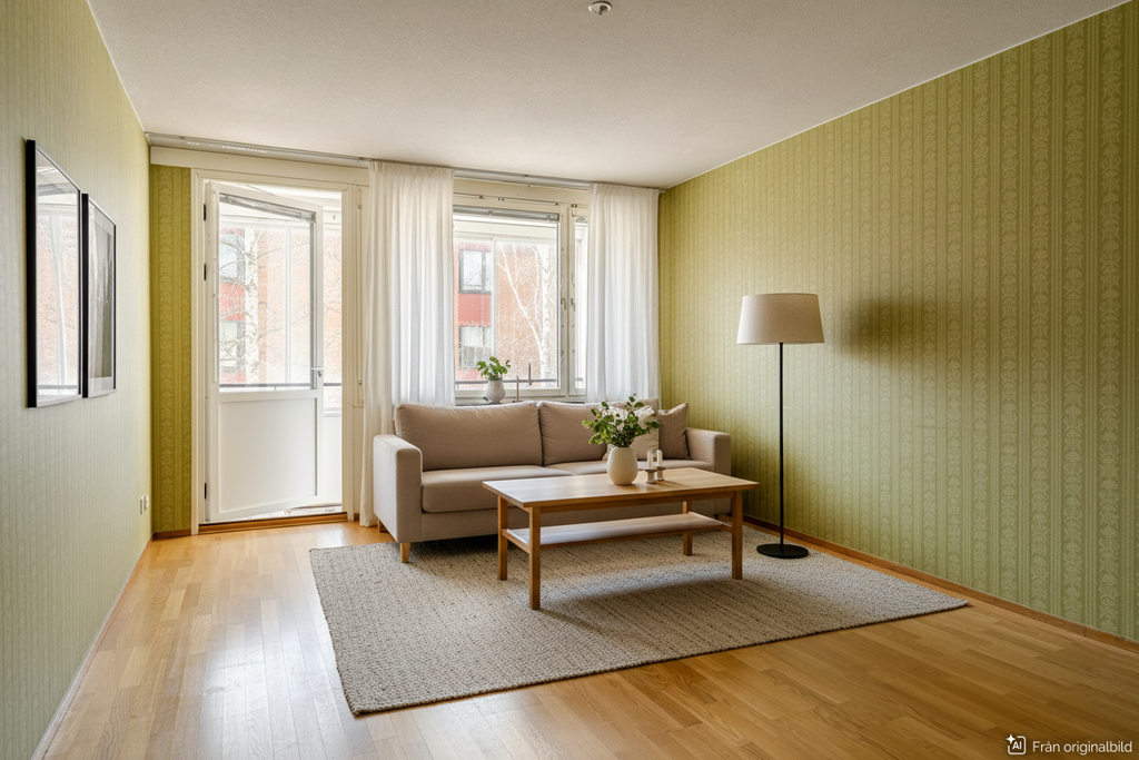 AI exempel bild med möbler 