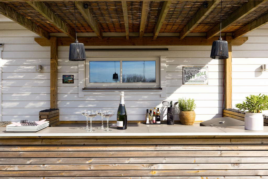 Utekök på uteplats