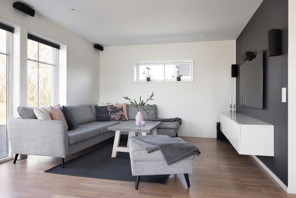 TV-hörna i vardagsrum