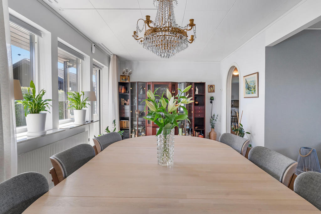 Matplats i vardagsrum