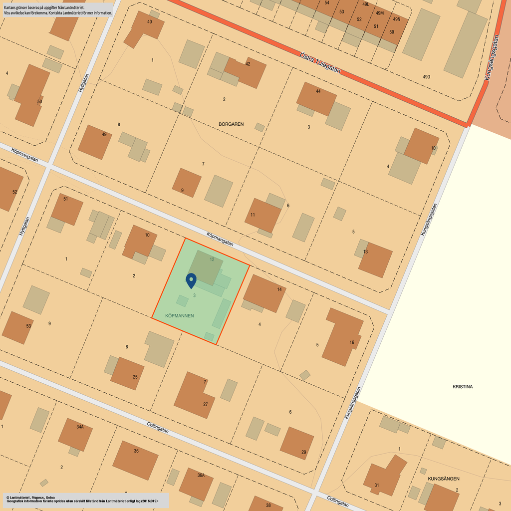 Fastighetskarta. 