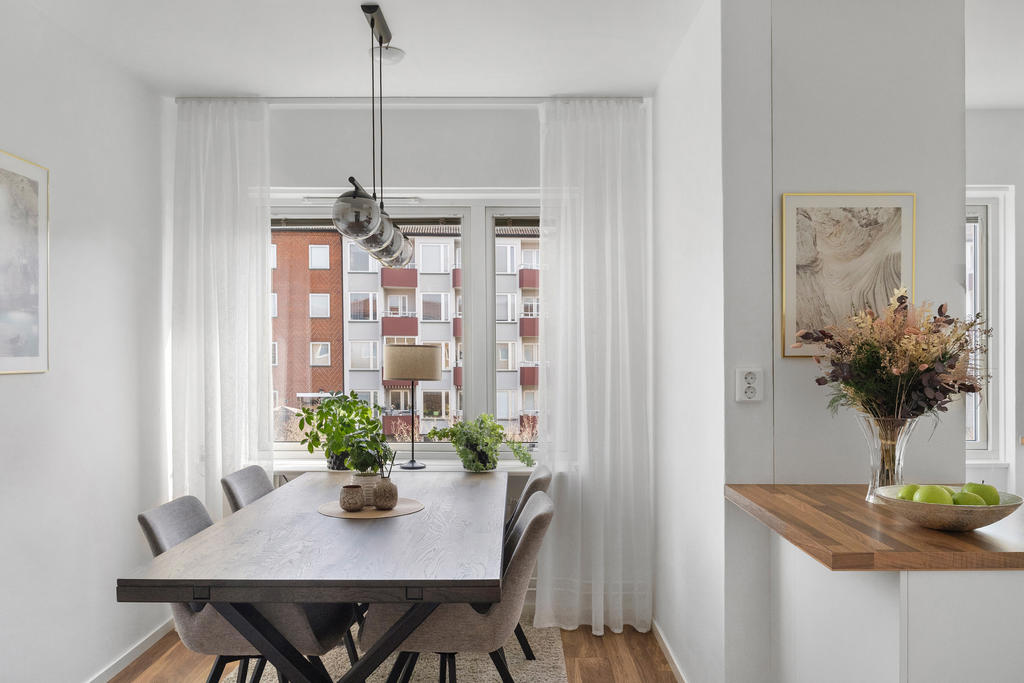 Matplats intill kök