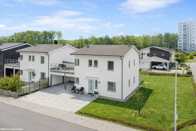 Översikt av tomt och läge i området.