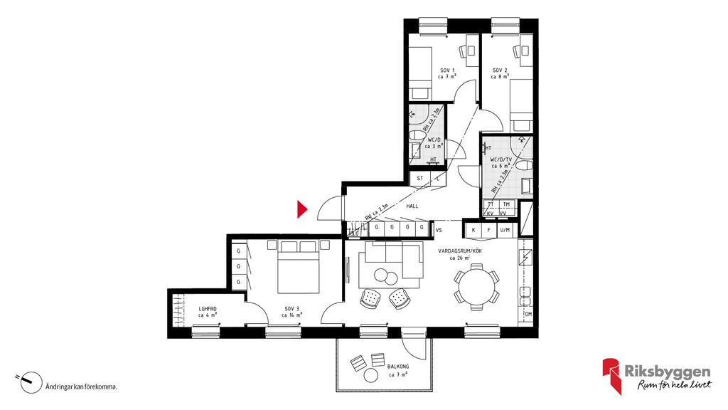 Mindre avvikelser kan förekomma