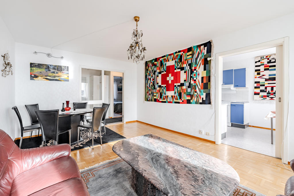 Stora ytor för trevligt sällskap.