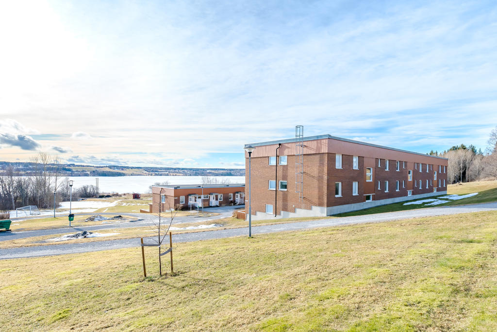 Gott om gröna ytor och trevliga promenadstråk runt knuten.