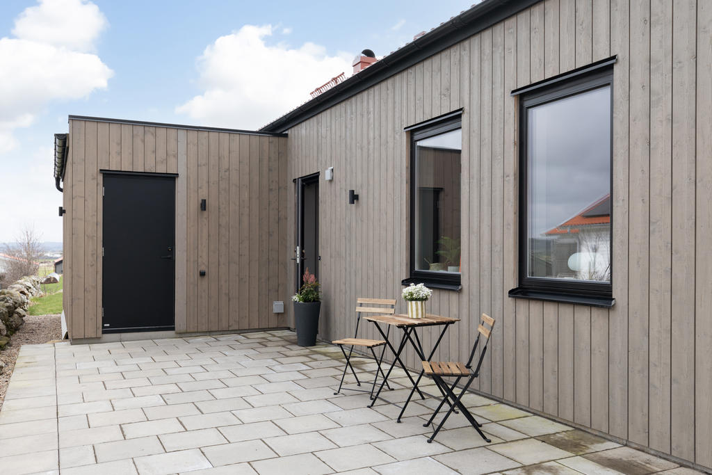 Vidbygggt förråd om ca 15 kvm