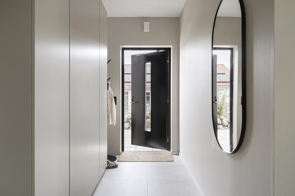 Välkomnande entréhall