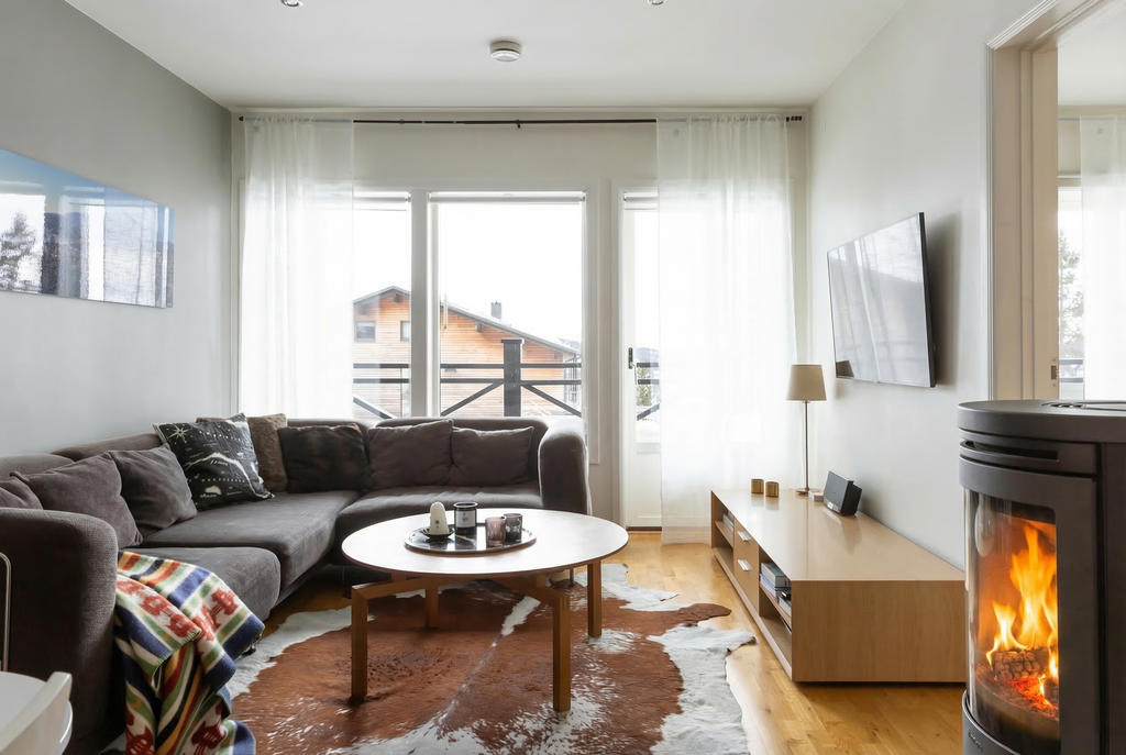 Stämningsfull kamin