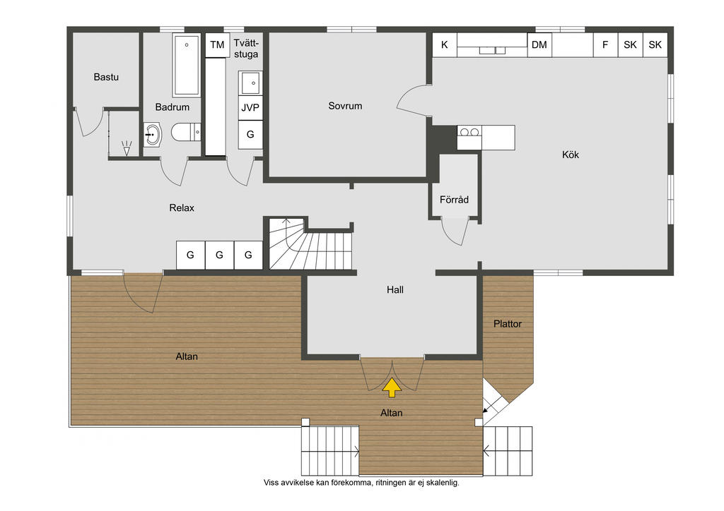 Planlösning entréplan