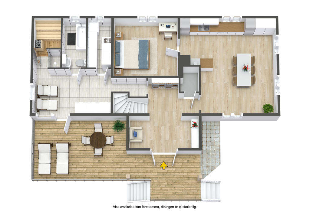 Planlösning entréplan