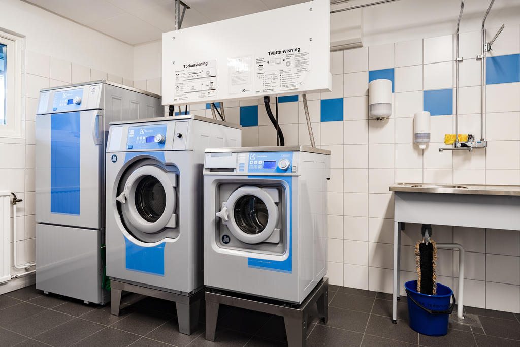 Gemensam tvättstuiga i källaren