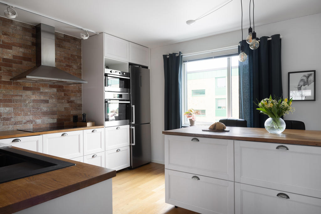 Praktisk och snygg köksö