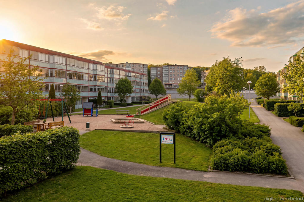 Föreningens fina innergård