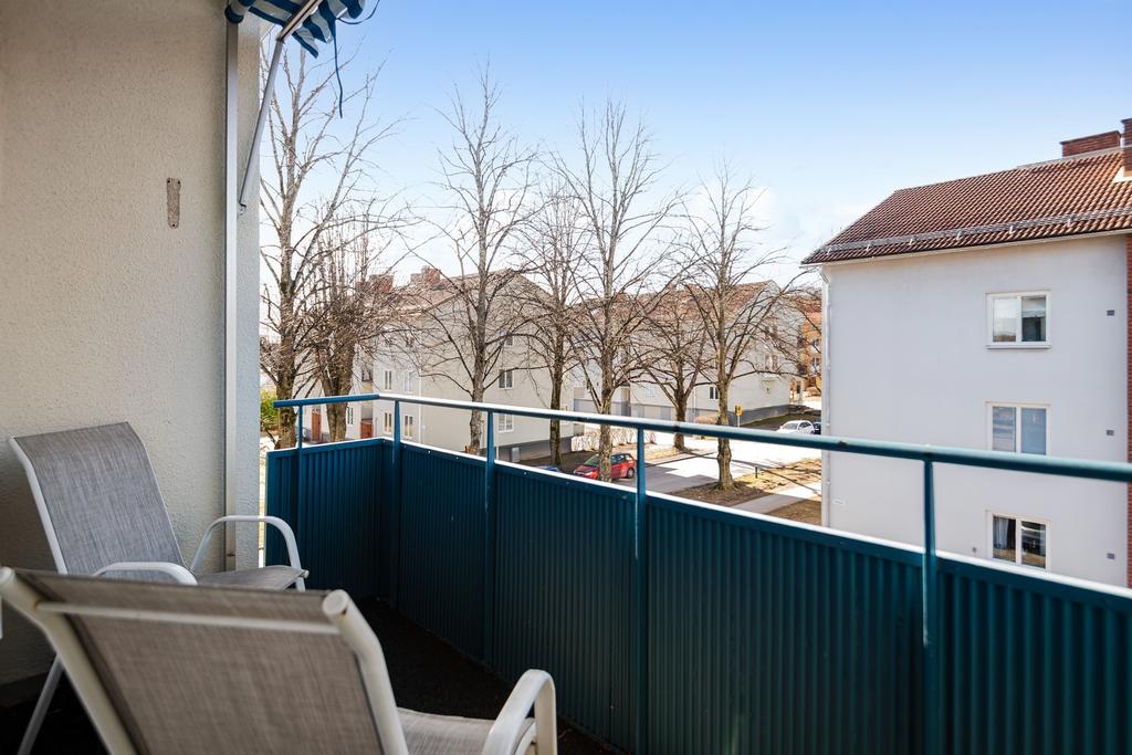 Vacker vy ut på Östermalm. 