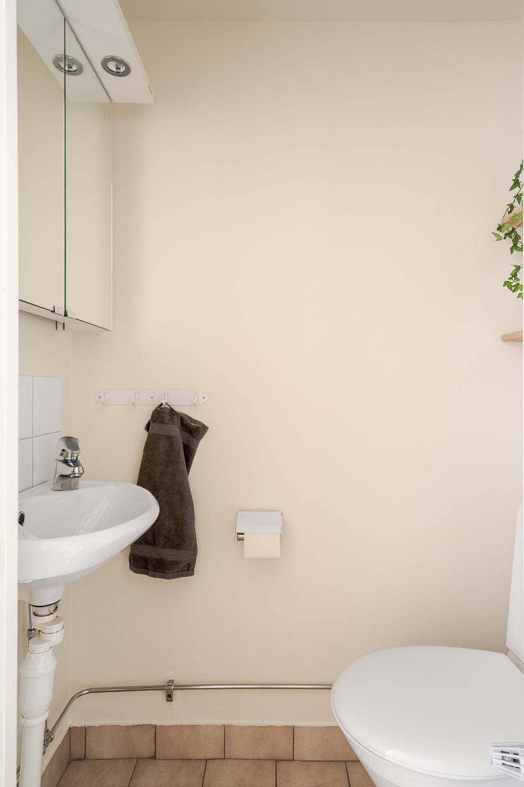 WC med klinkergolv