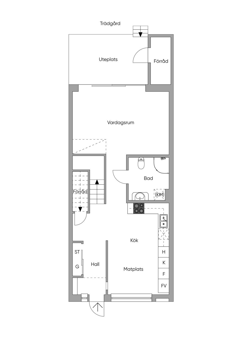 Entréplan- vissa avvikelser kan förekomma