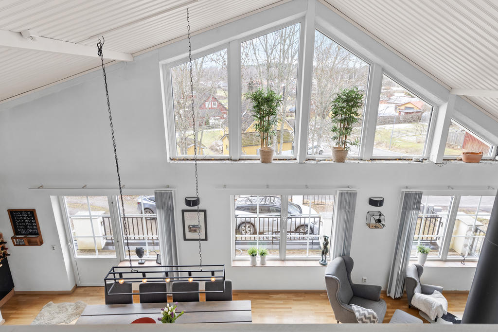 Utsikt från loft