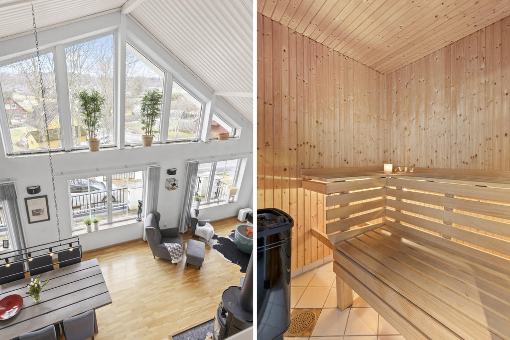 Utsikt loft/bastu