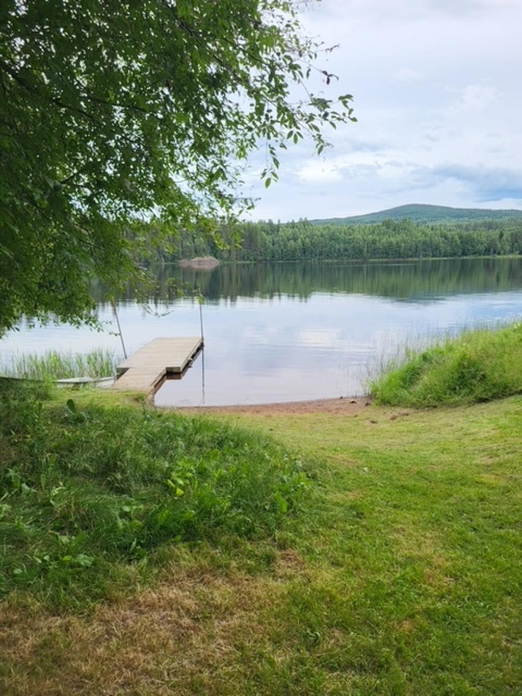 Säljarens egna bild. Badplats vid  Västerdalälven