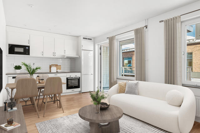 Digitalt inredd bild