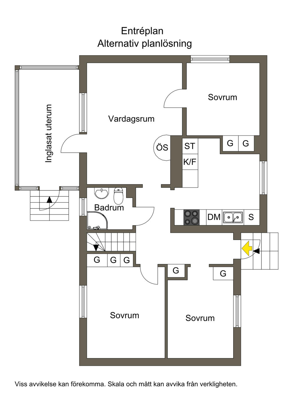 Alternativ planlösning